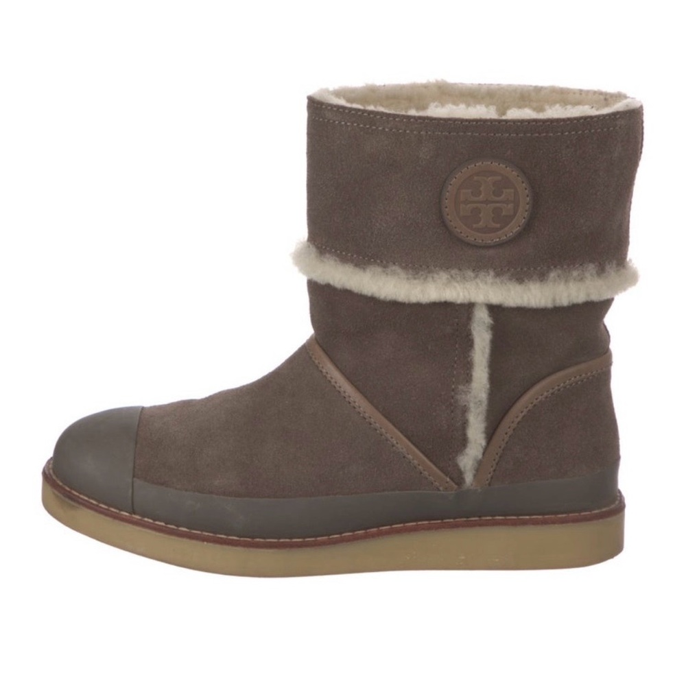Tory Burch Brown Suede Winter Boots - Picture 9 of 10